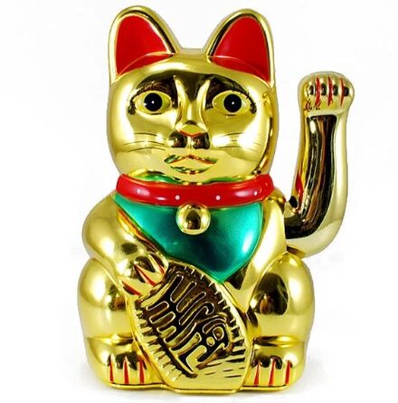 Figura de gato Maneki Neko